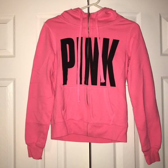 Victoria’s Secret PINK zip up hoodie sweatshirt - Picture 2 of 5